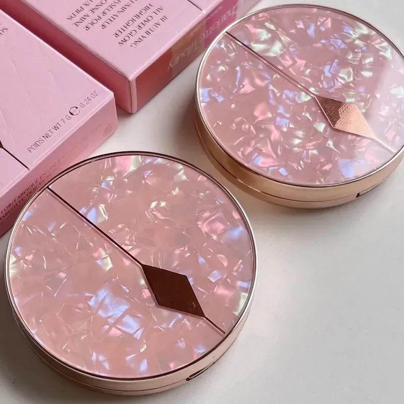 2 Colors Pink Bronzers Highlighters Diamond Girl Face Makeup Highlighter 7g Dream Light Romance Light Long-Lasting Brighten Concealer Fast Ship