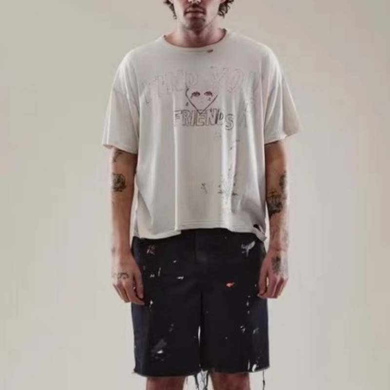 Mens tshirt tees summer t shirts plus size Letter printed high quality