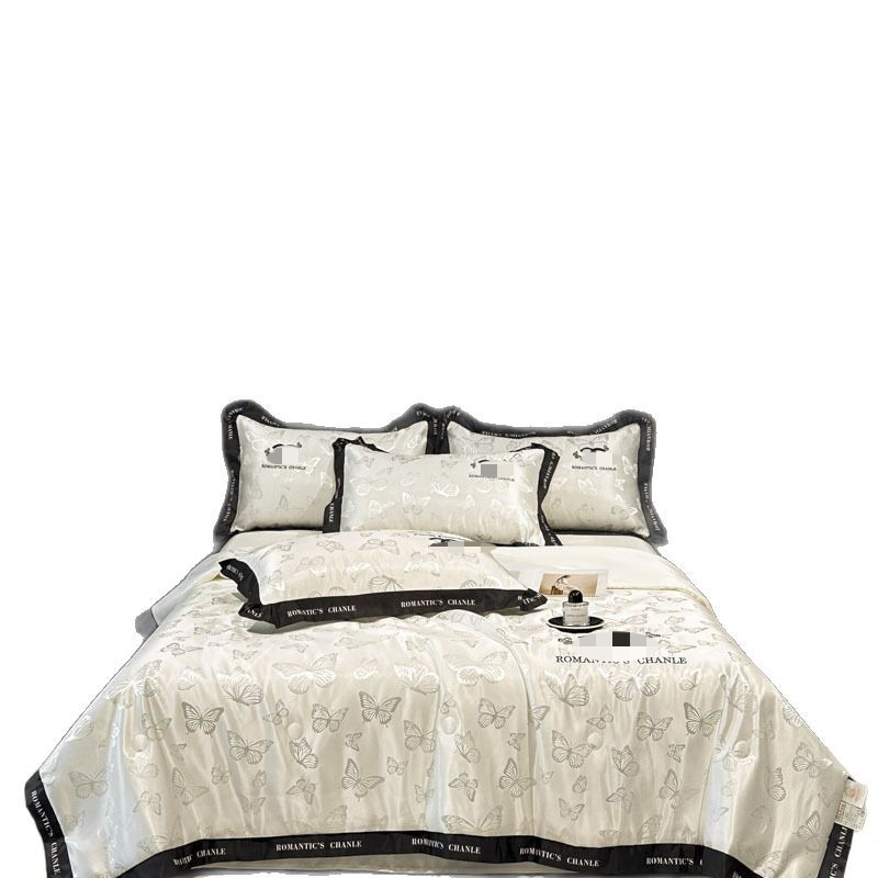 Blanket Live stream explosive product Class A washed silk jacquard embroidery wide edge summer air conditioner quilt bed sheet summer quilt four-piece