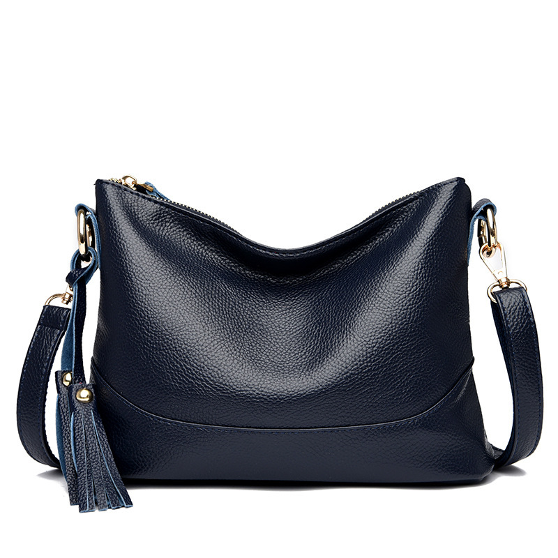 Crossbody Bags Soft Leather Women Brand Designer Ladies Handbag Purses Travel Female Shoulder Bag Large Capacity Adjustable Strap