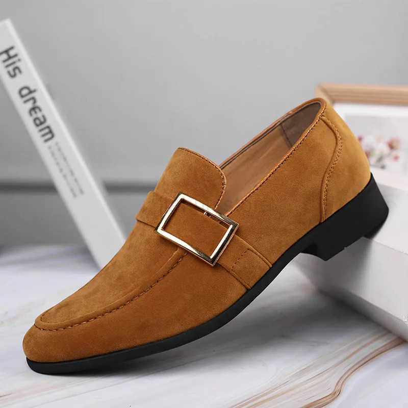 Mens Dress Shoes Designer Formal Loafers Mens Leather Shoes Suede Men Wedding Man Designer Work Social Business Loafers M250720