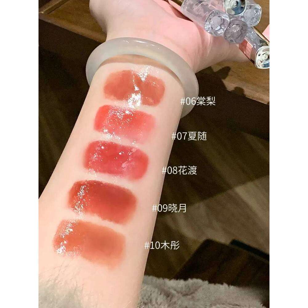 AZTK Double Headed Mirror Two in One Lipstick with Water Matte Lip Gloss Oil ltifunctional Long-lasting Makeup X250721 X250721 X25072