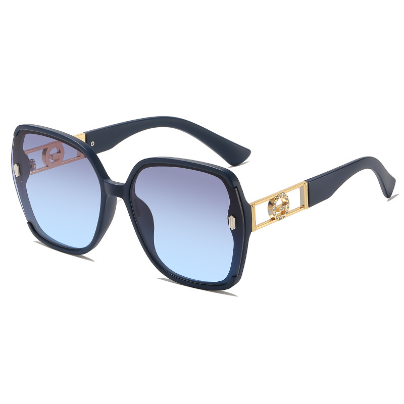 Designer Sunglasses For Women Men Oversize Frame Sunglasses Fashion Classic Sunglasses Luxury Polarized Goggle Pilot PC Frame Oversized UV400 Eyewear 