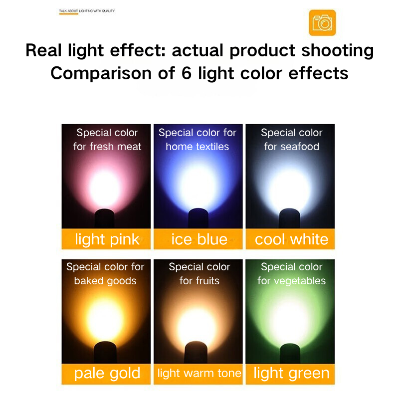 Track Light LED Fruit and Vegetable Lighting Solution -Ideal for Supermarket Vegetables & Meat Shopping mall exclusive 7