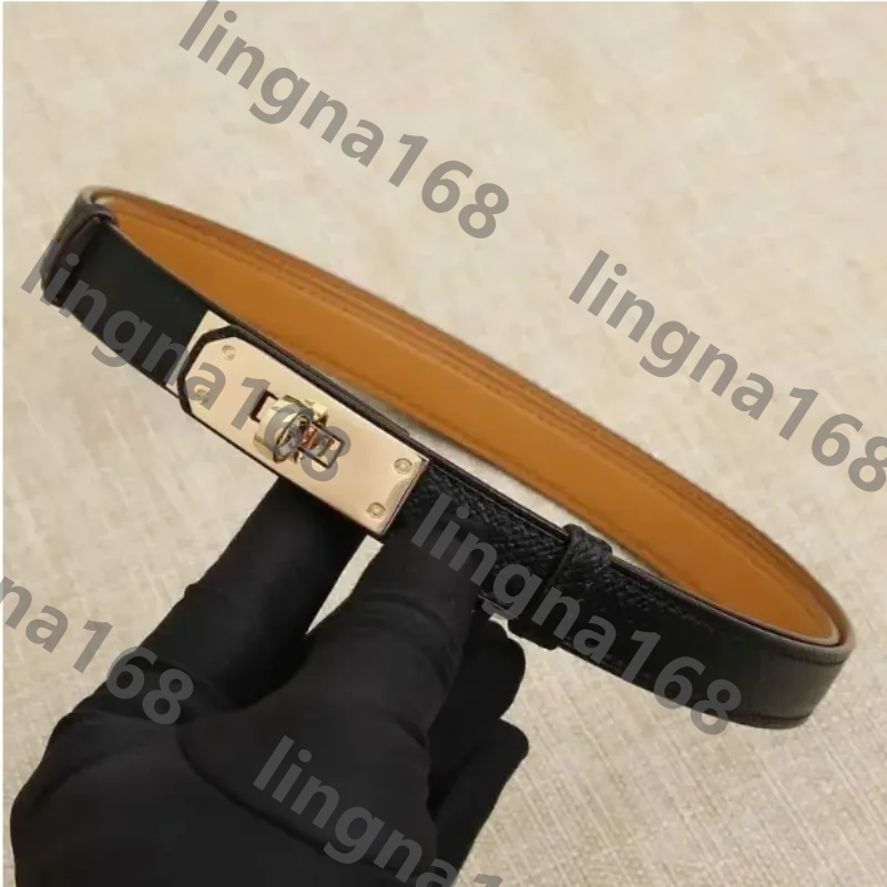 Women's Designer Belts Luxury waistbands in genuine leather with metal buckles.Slim (18mm)classic blending casual simplicity AA