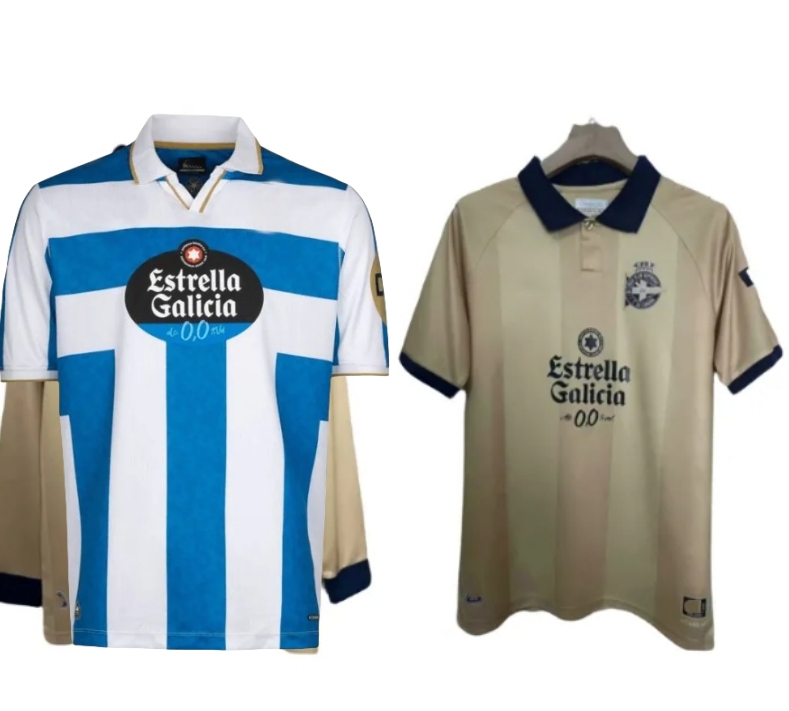 3XL 4XL 2024 2025 YEREMAY Deportivo La Coruna 25th Anniversary Retro SCALONI Soccer Jerseys MAKAAY DJALMINHA 94 95 classic HOME Football Shirts