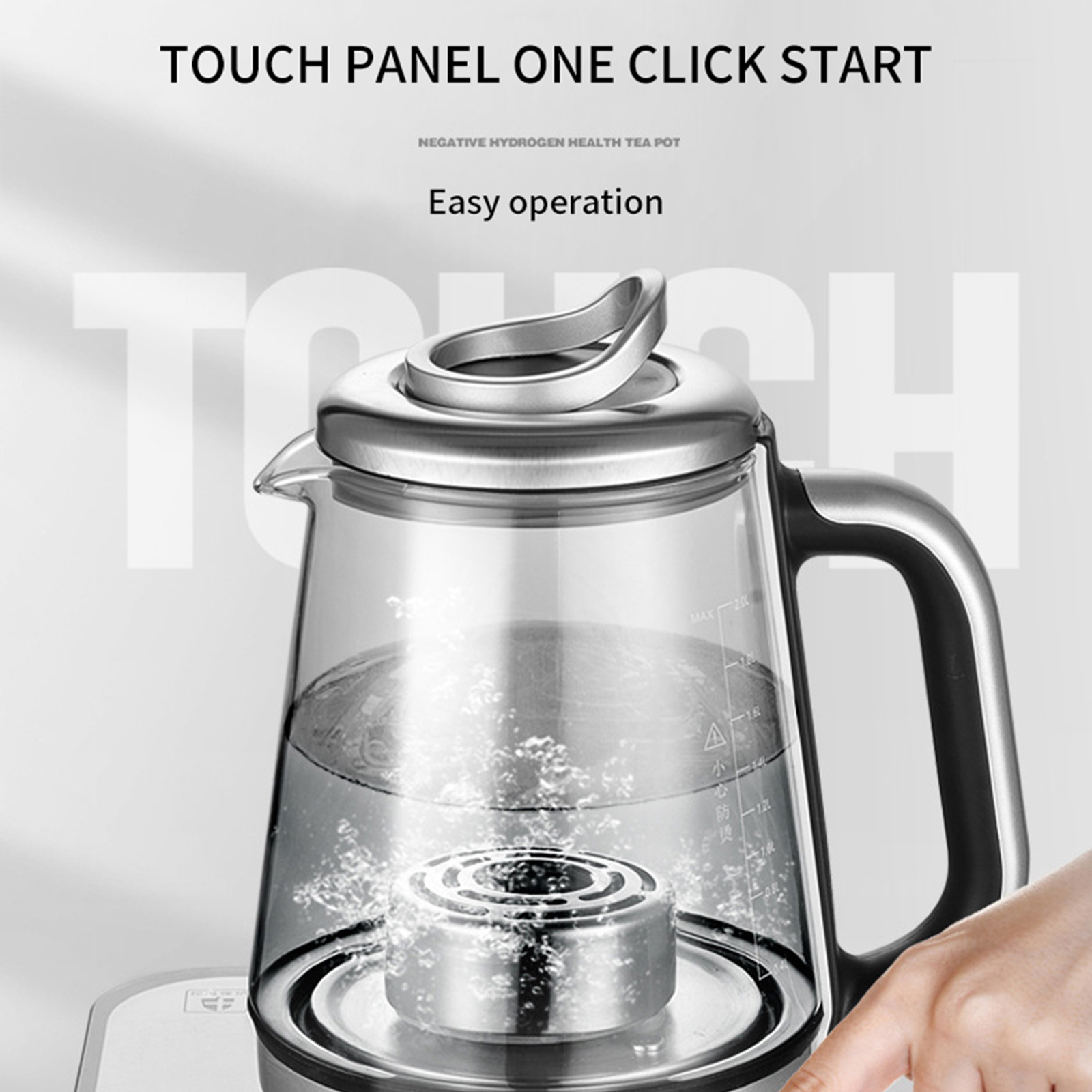 100 degree heating imported ion membrane selenium rich hydrogen water machine small molecule microelectrolysis kettle weakly alkaline water cup