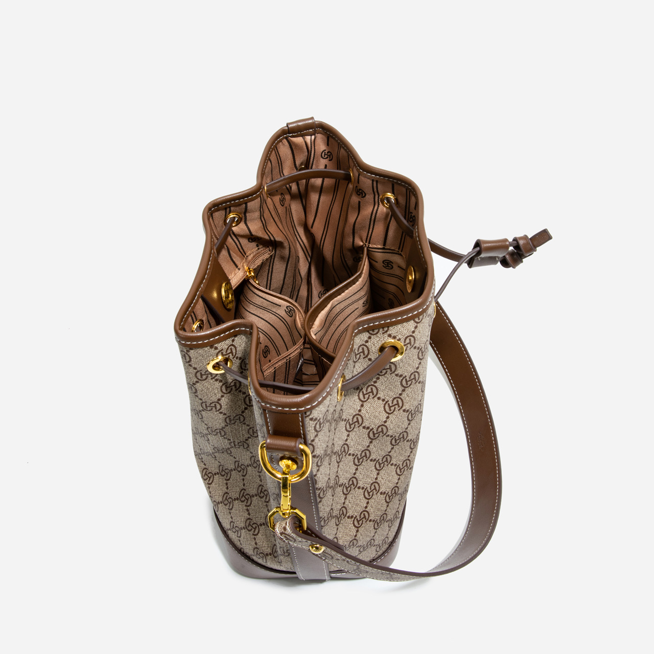 new Free shipping designer bag Bucket bag fashionable shoulder bag cross body bag printed patchwork handbag tote bag
