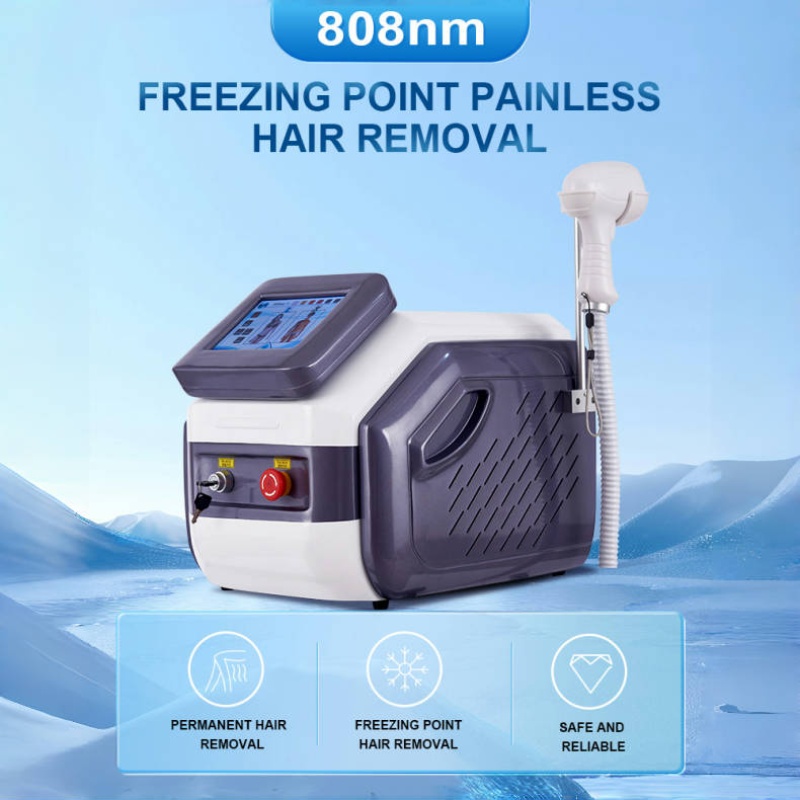 808nm 755nm 1064nm Diode Laser Hair Remov Machine Alexandrit Permanent Remov Cooling Head Painless Laser Epilator 3 wavelength