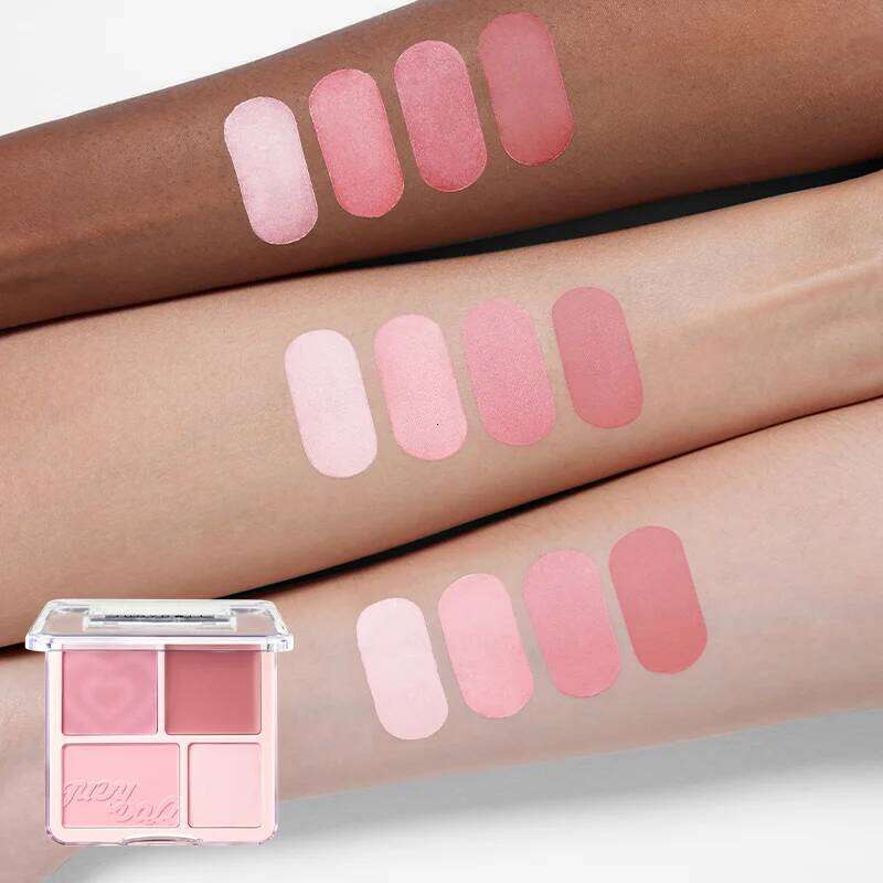Judydoll 2-in-1 Blush & Highlighter Palette-Blush Cream, Radiant Matte Highlighter, Versatile Palette, Gift for Friends, Date X250721