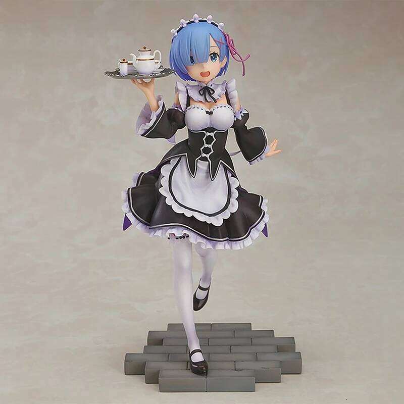 Re Life in a Different World from Zero Rem PVC Action Anime Figure Model Toys Collection Doll Gift