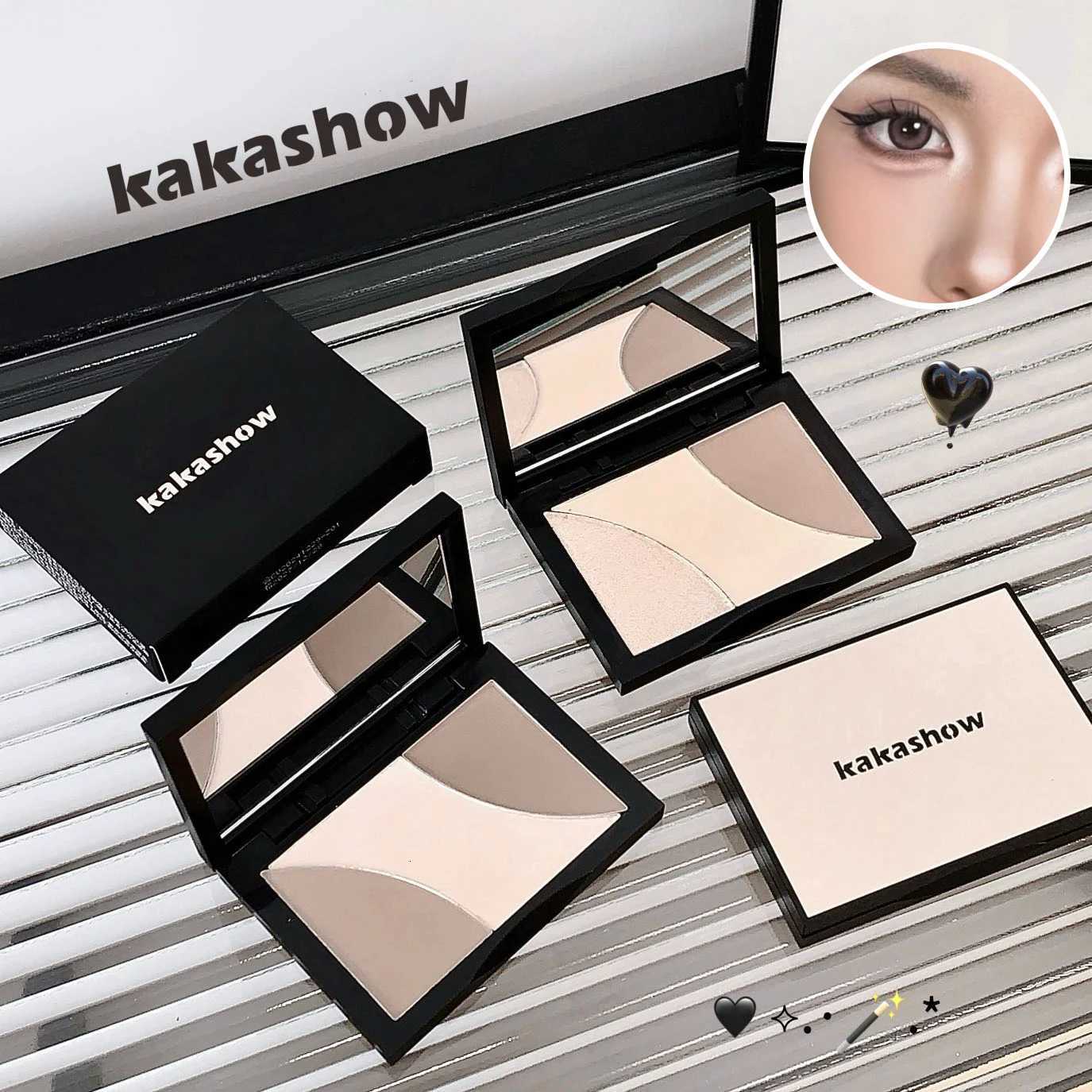 3-Color Contouring Palette Nose Shadow Contouring Highlight All-in-One Palette W250722