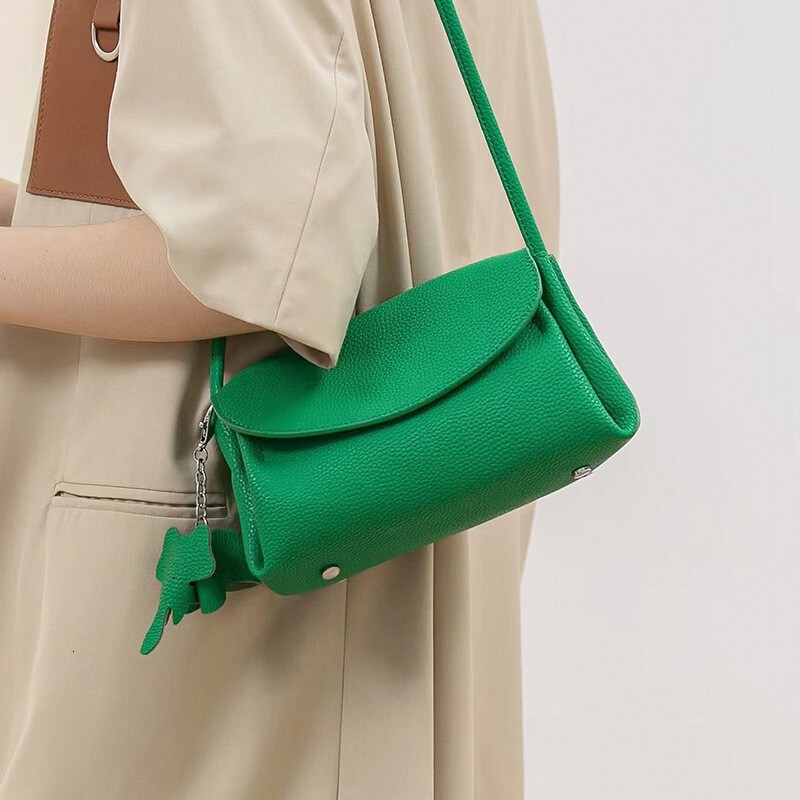 Summer new women's women's crossbody bag casual storage bag new designer bag niche commuting women's shoulder bag new lychee patterned 