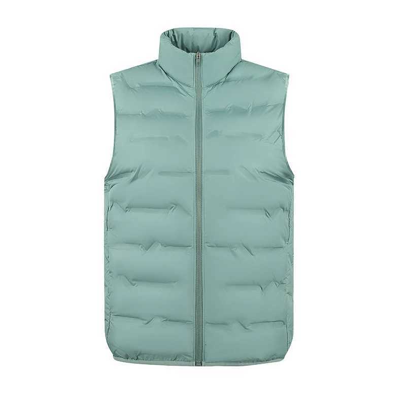 Warm Windproof Lightweight Duck Down Waistcoat Fall Waterproof Sleeveless Fashion Outerwear Zip Up Vest Jacket Coat Stand Collar W250722