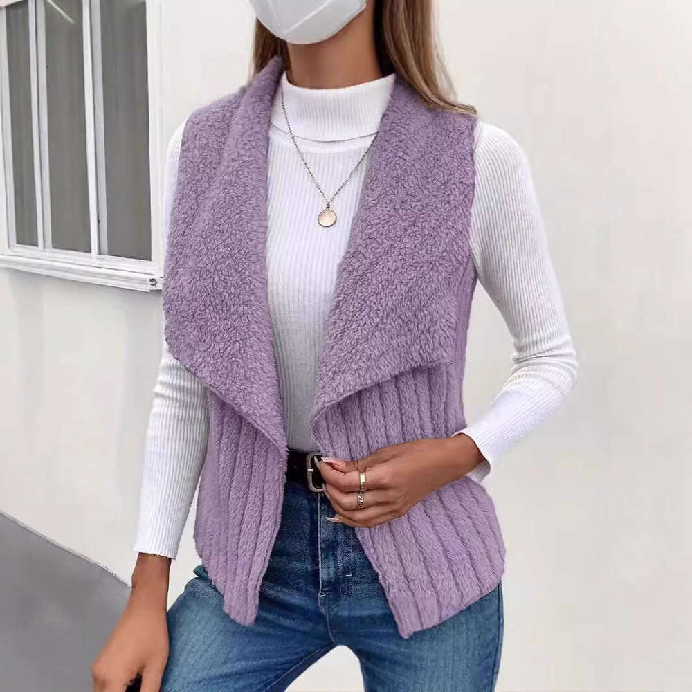 Autumn And Winter New Fashion Casual Simple Sleeveless Versatile Vest Jacket B5