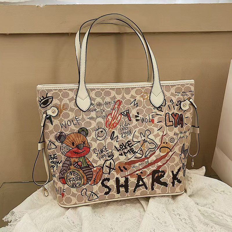 Designer Bag Shoulder Bag Luxury Bag Crossbody Purse Designer temperament graffiti cylindrical everything stylish single shoulder crossbody bagssss
