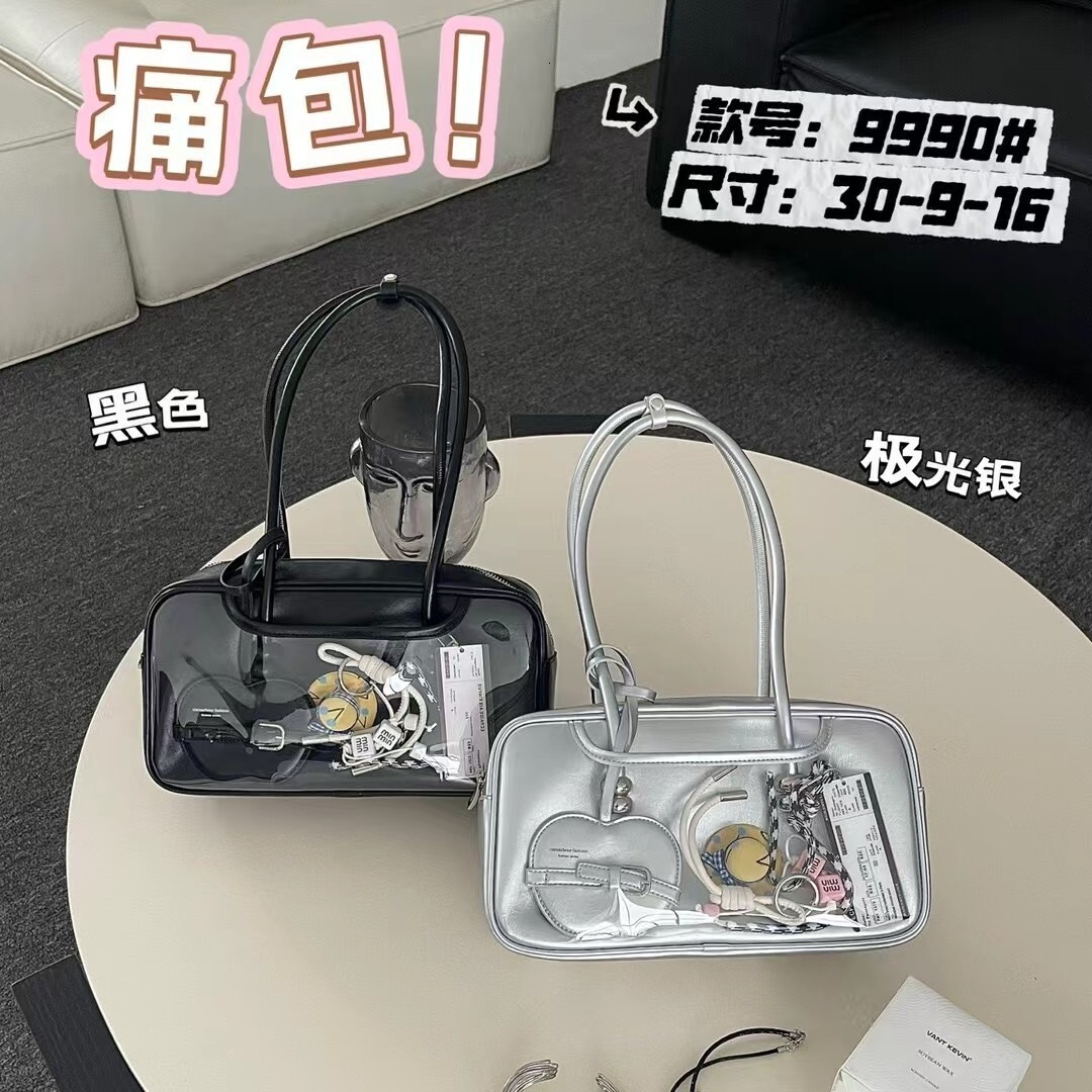 Free shipping designer bag 2025 Niche Underarm Long Handle Pain Bag New Fashion Boston Pillow Women S Bag Handbag Crossbody Bag