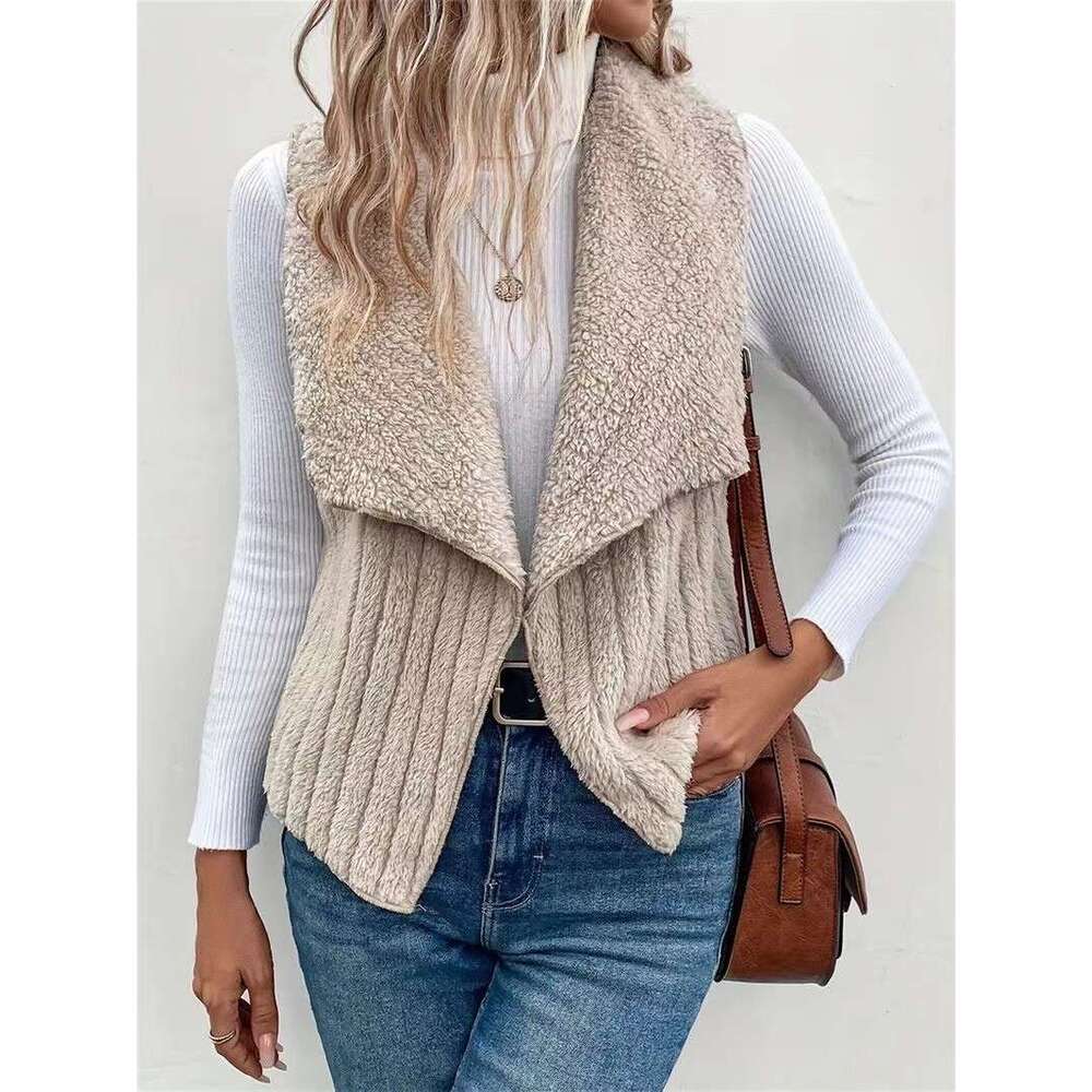 Autumn And Winter New Fashion Casual Simple Sleeveless Versatile Vest Jacket B5