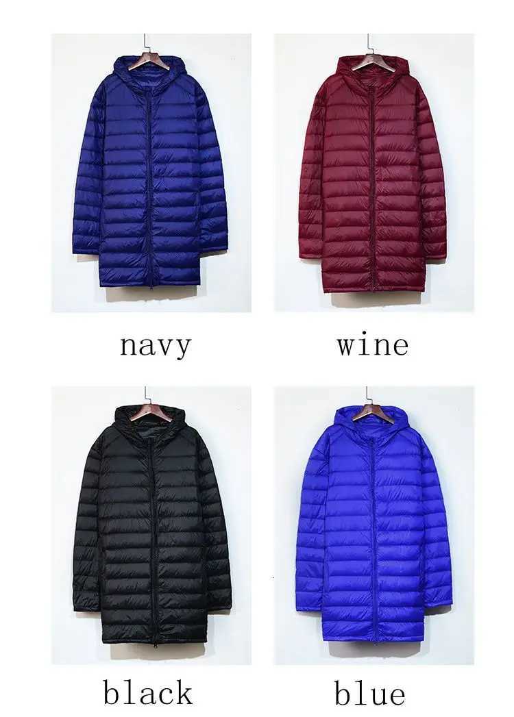 NewBang Plus 8XL Winter Long Duck Down Jacket Men Feather Parka Man Ultra Light Down Jacket Men Lightweight Warm Puffer Jackets W250722