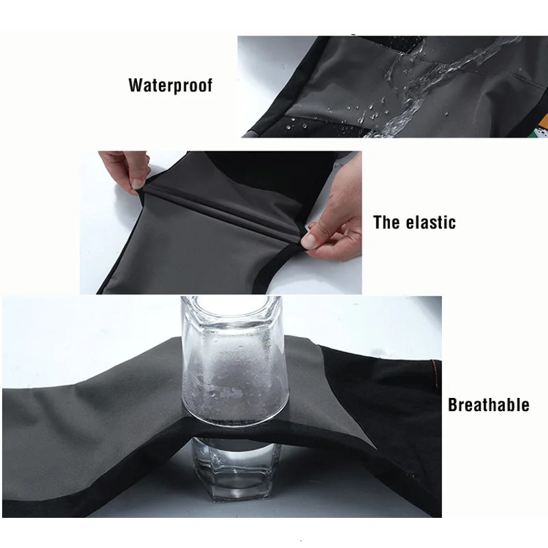 TRVLWEGO Men Summer Hiking Pants Wear-resistant Water Splash Prevention Quick Dry UV Proof Elastic Thin Camping Trousers 250717