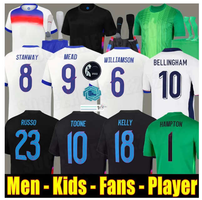 25 26 ENGLAND SOCCER jerseyS home away BELLINGHAM Soccer 2025 2026 ENGLAND Jersey RICE SAKA FODEN RASHFORD GREALISH KANE Men Football Shirt kits