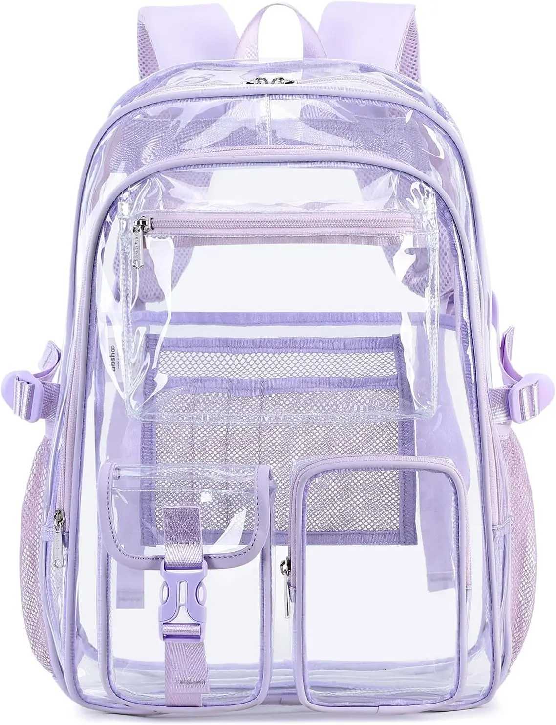 Large Clear Backpack for Girls Wen School Bookbag Heavy Duty Transparent Backpack () Girls Backpack Kids Backpack Girls Y250722