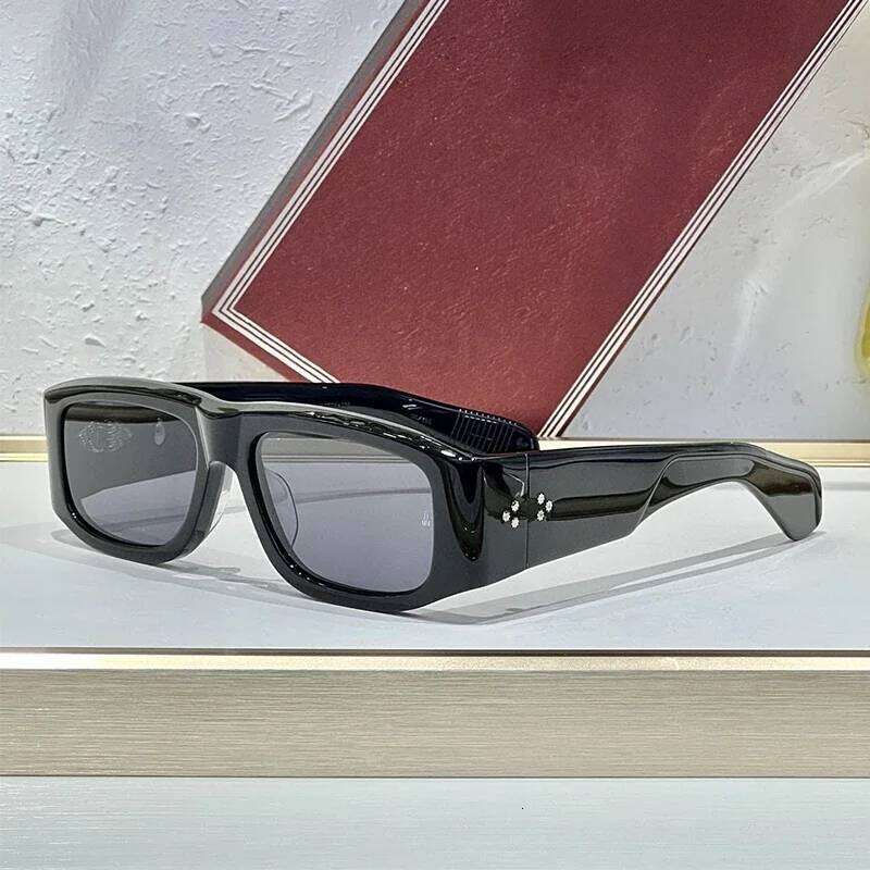 Quality Thick Acetate Rectangle Sunglasses Men Women Eyeglasses Frame Japanese Handmade Style Designer Driving Travel Glasses