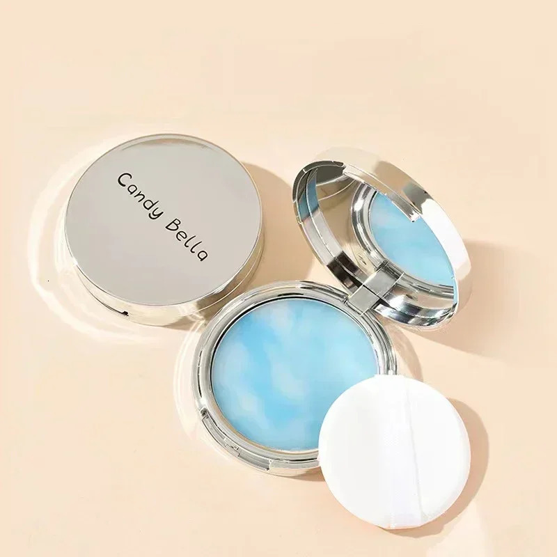 Candy Bella Blue Sky And Cloud Oil Setting PowderLightweight Long-Lasting Matte FinishIncludes Mirror Applicator 250716