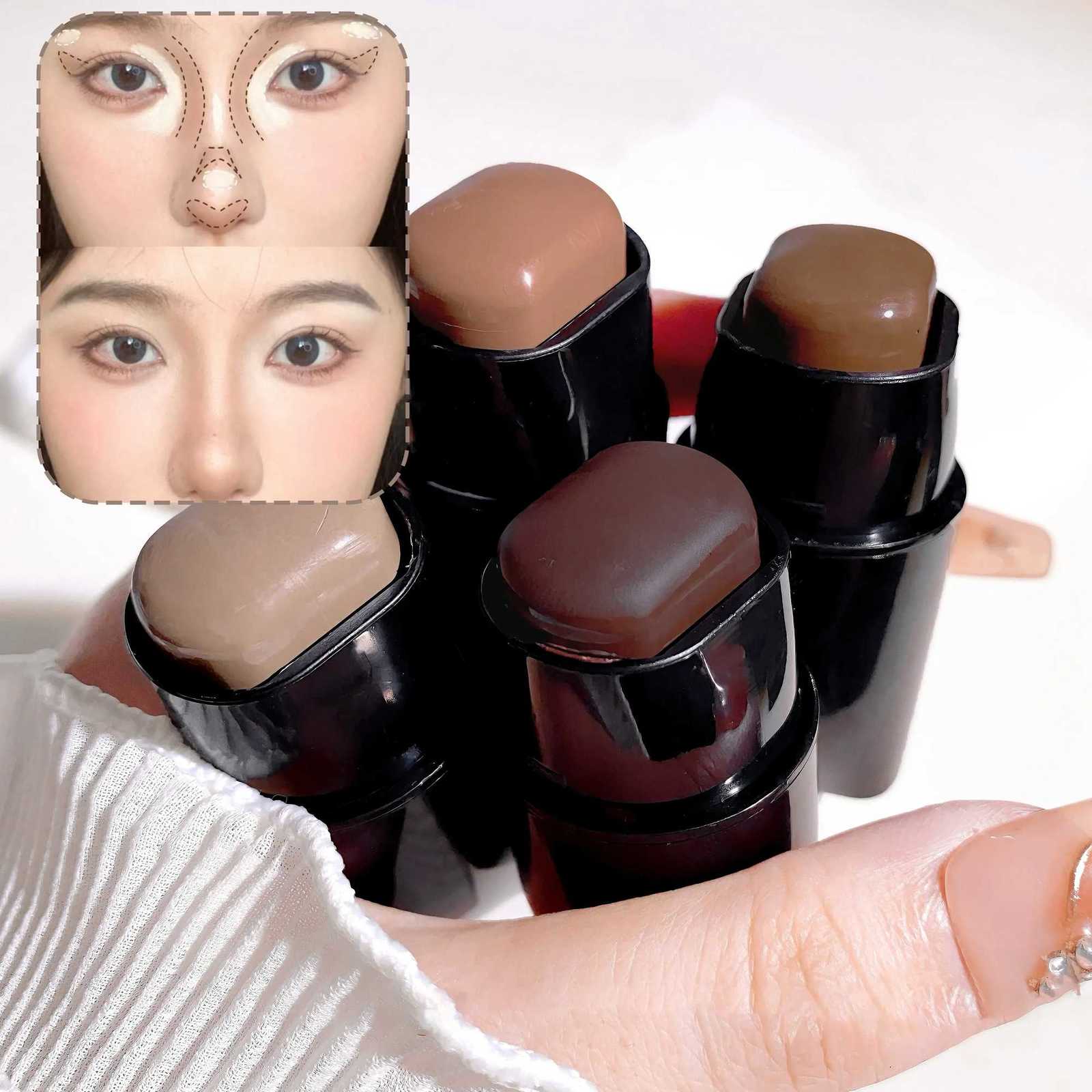 Versatile Contouring Stick - Matte Bronzer Nose Stick Eyeshadow Face Contouring Cream - Natural and Easy to Apply W250722