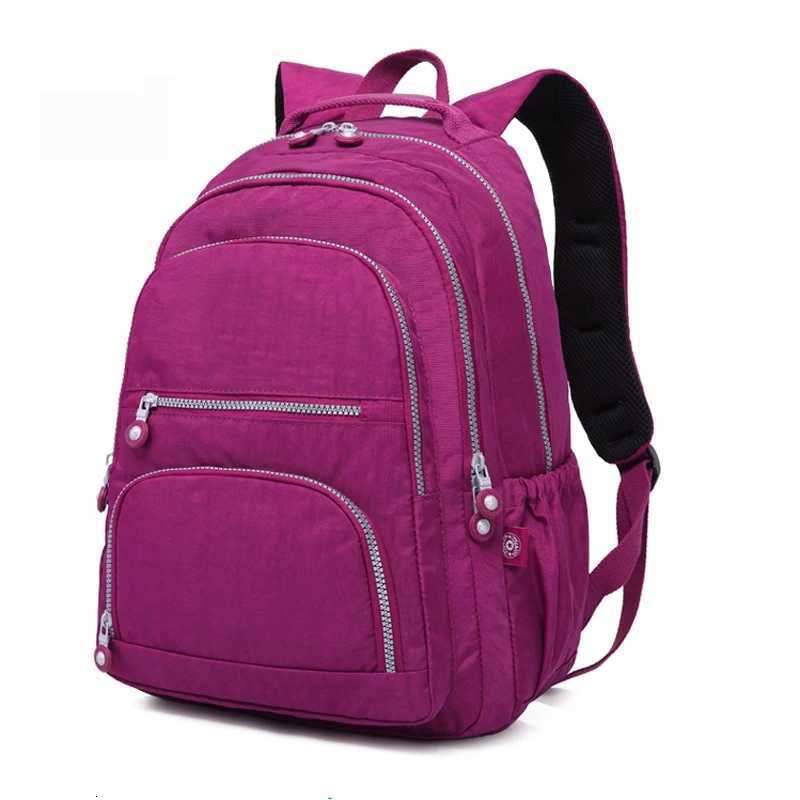 Mochila Feminina School Backpack for Teenage Girl 2025 Travel Back Packs Bag Wen Nyl Waterproof Laptop Backpack Y250722