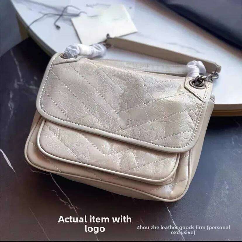 High-Quality Yangtreelin Niki Medium-Size Leather Mail Wanderlust Single Shoulder Slant Cross Underarm Women's Bag