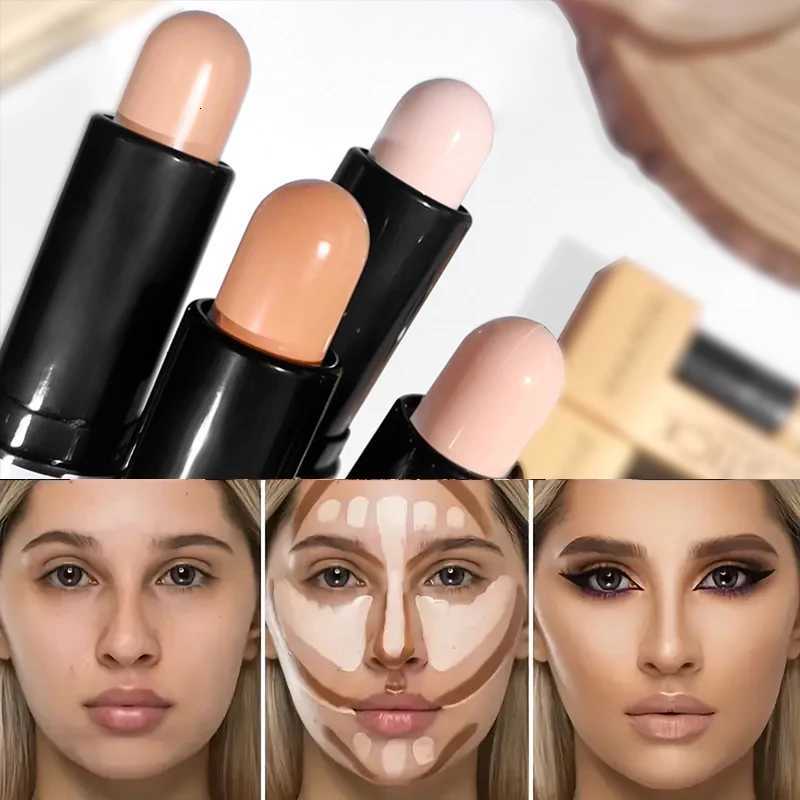 Double-headed Highlight Contour Stick Face Nasal Shadow Waterproof Long-lasting Multifunctional Makeup Pen W250722