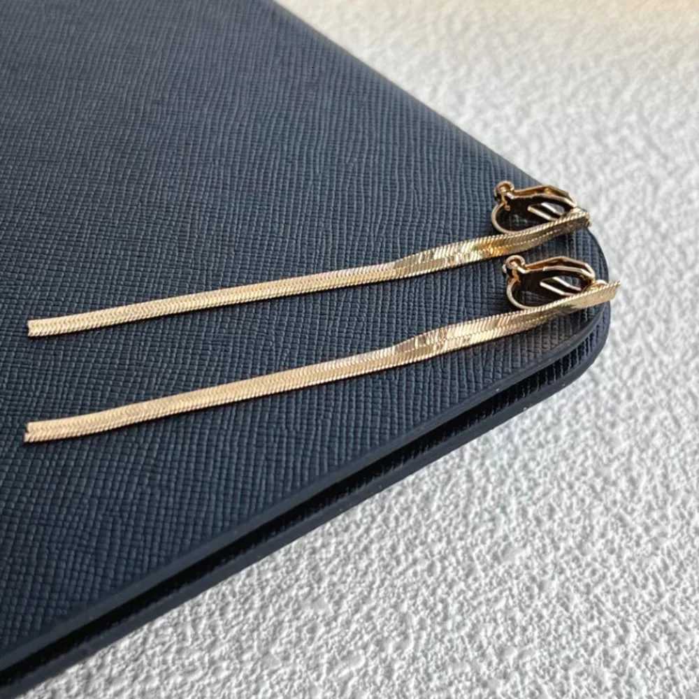 Gold Color Long Clip On Earrings Non Pierced Tassel Jewelry Women Ear Cuff Earring Party Gift Womens Earrings XJ250722