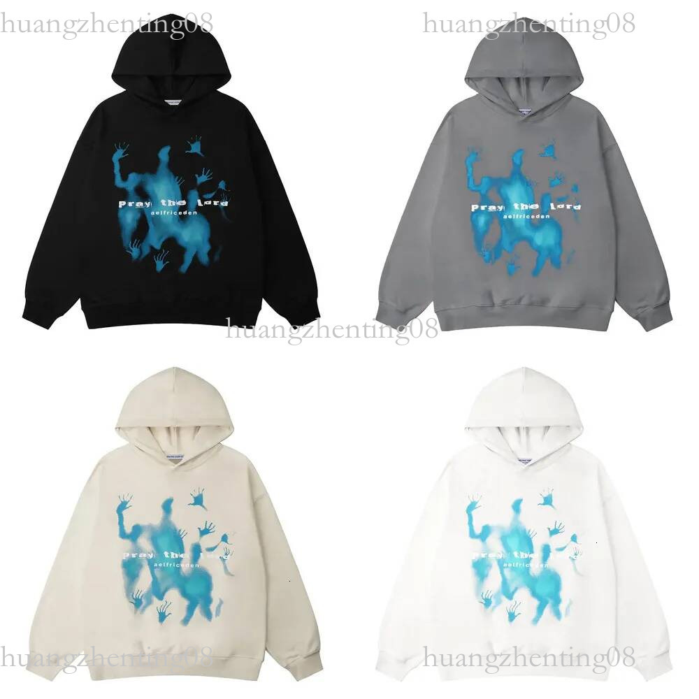 Designer Hoodie Aelfric Eden Pattern Hoodie Retro Printed Fashionable Hoodie Sweatshirt Casual Oversized Long Sleeved Street Wear Hoodie Pullover