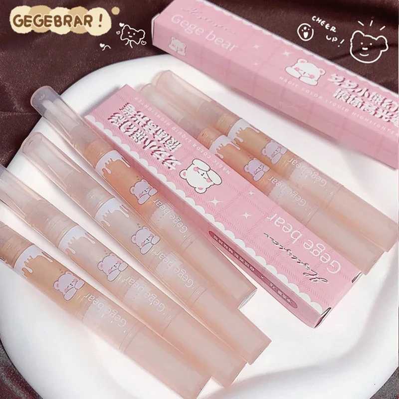 Waterproof Shiny Diamond Highlight Pen Eye Makeup Highlighter Long Lasting White Brighten Silkworm Shadow Liquid Highlight W250722