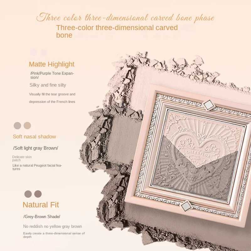 CHEERFLOR Little Angel Contour Shadow Highlight Palette Face Matte Illuminator Bronzer Makeup Concealers 7g W250722