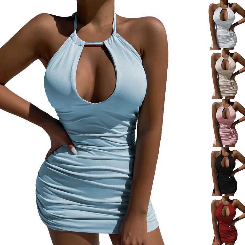 Summer New Independent Station TikTok Cross-Border Foreign Trade Womens Halter Dress XJ250722