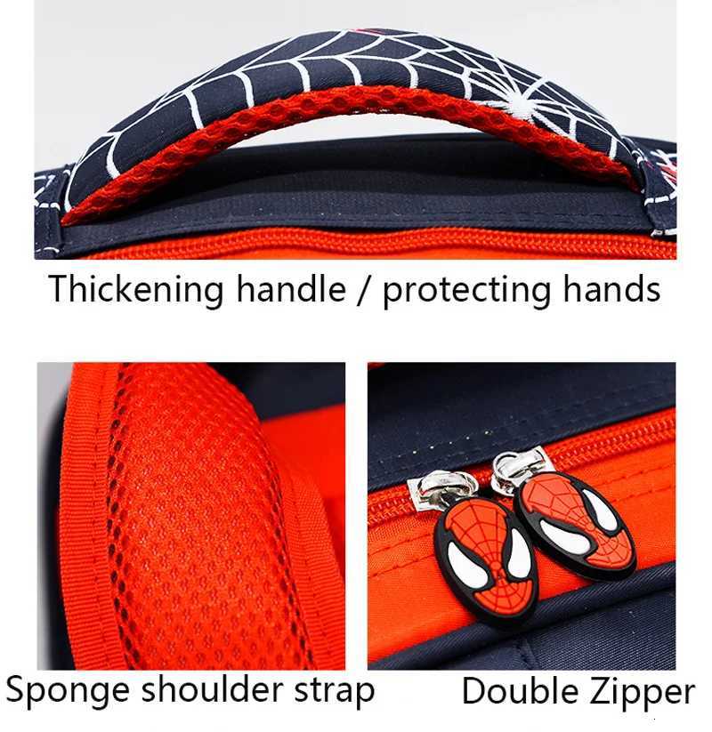 Spider Backpack + Pencil Case Set for Boys School Bag Elementary for Kids School Bag Cartoon Waterproof Primary Backpack Y250722