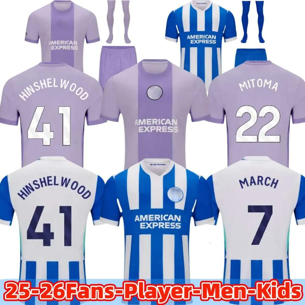 MITOMA 25 26 BrightonS jerseys GROSS 2025 WELLBECK Seagull BHAFC football shirt MARCH ENCISO PROPPER Men Kids Kit BRIGHTON fc Limited Edition and hove Alb ion 3XL 4XL