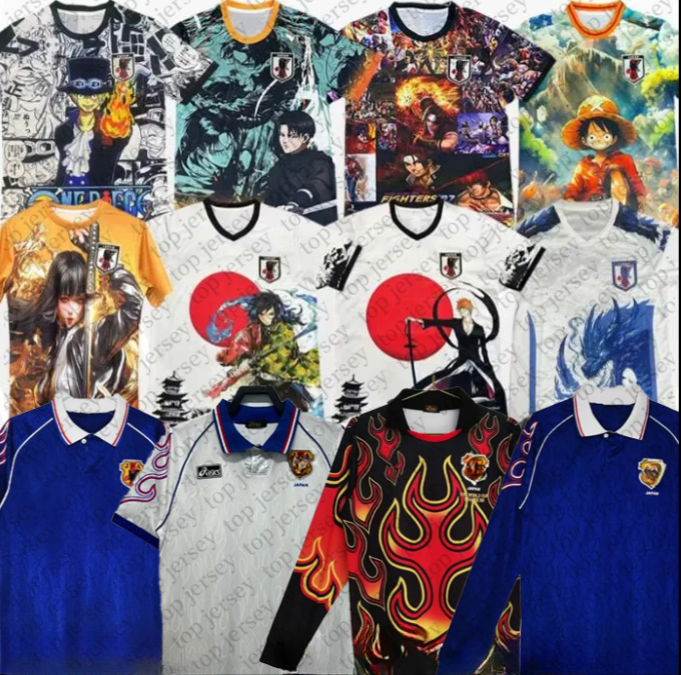 2026 World Cup JapAn TSUBASA retro Soccer Jerseys Special Cartoon ISAGI ATOM MINAMINO DOAN KUBO MITOMA Japanese uniform Football Shirt Chinese dragon Long sleeve