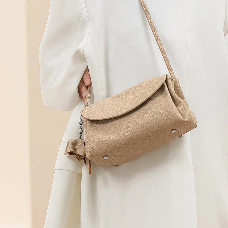 Summer new women's women's crossbody bag casual storage bag new designer bag niche commuting women's shoulder bag new lychee patterned 