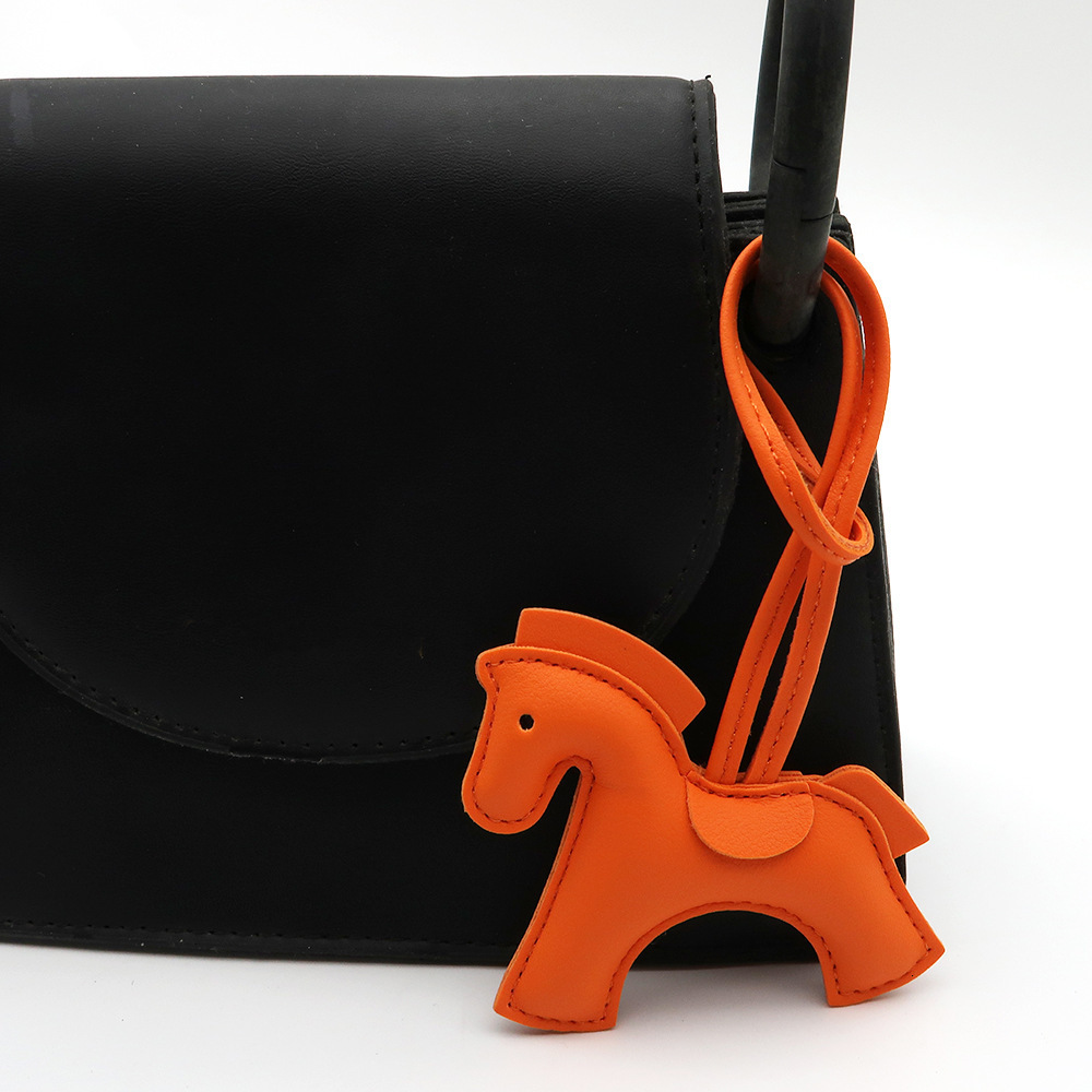 Pendant PU Leather Bag Pendant High-End Versatile Bag Accessory Car Hanging Ornament 250722