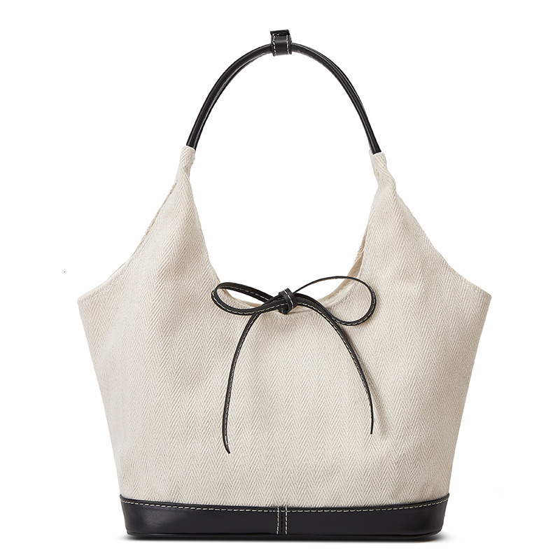2025 Summer New Women's Crossbody Bag Korean Style Retro Canvas Handbag Fashion Handbag Large Capacity Underarm Women's Shoulder Bag women&#