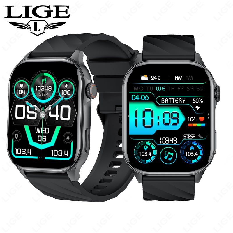 LIGE Fitness tracker with heart rate monitoring/peeper/calorie, activity tracker smartwatch sleep monitor IP68 health tracker pedometer, suitable for 