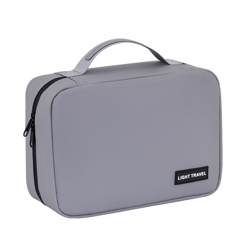 2025 designer travel toiletry bag, portable dry and wet separation, waterproof storage bag for business travel, makeup bag, large capacity