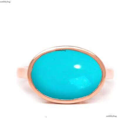 High quality silver thin ribbon engagement Iran turquoise 10mm square size embedded frame set ring New Year's wedding gift