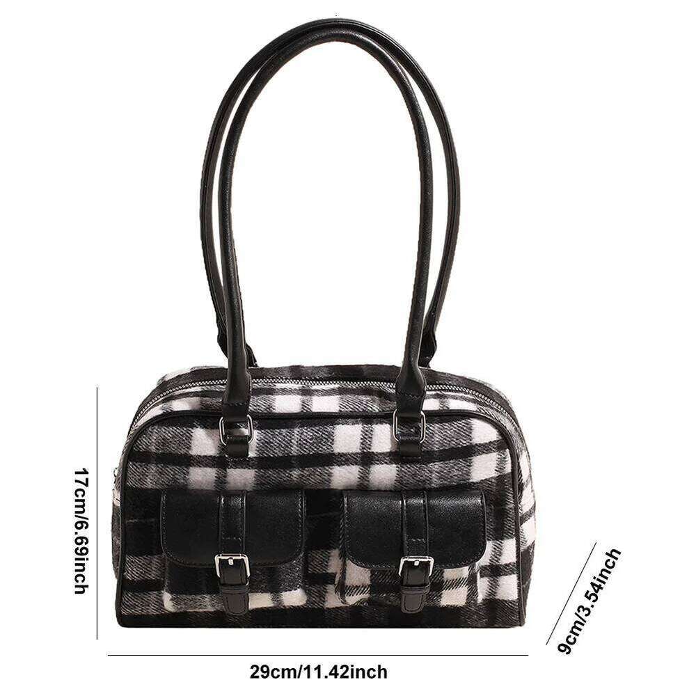 Hot Sale Women's Korean Trendy Underarm Multi-Pockets Women Handbag Retro Shoulder Bag Large Capacity Commuter Tote Bags