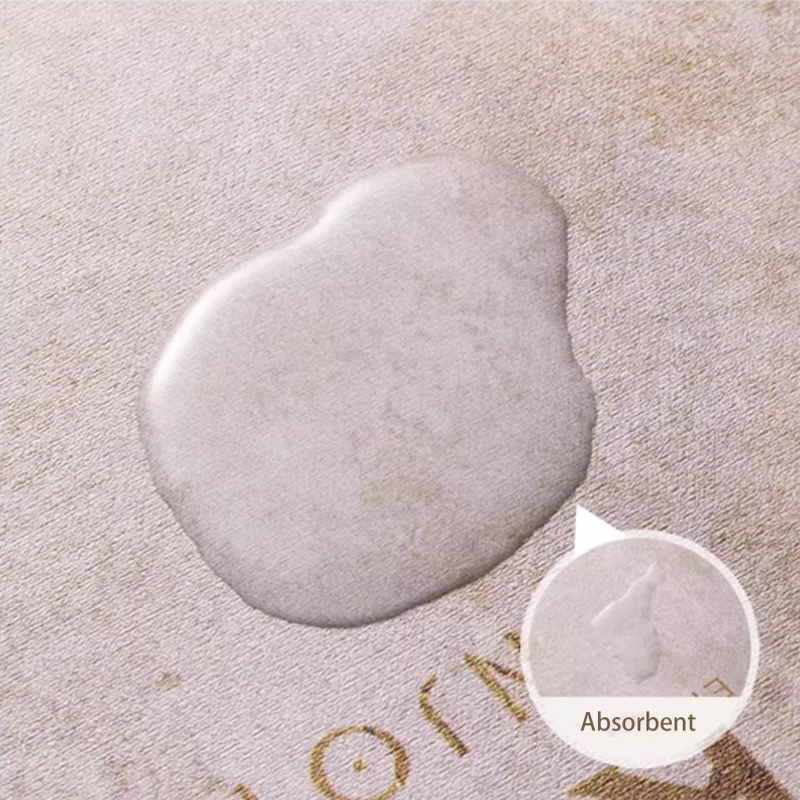 Quick Dry Ultra Thin Magic Bathroom Rug Non-Slip, Super Absorbent Easy to Clean Space-Saving for Shower Tub Bathroom Floors