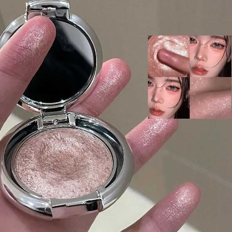 Light Shadow Highlighter Mashed Potato Diamond Shining High Gloss Paste Shimmering Fine Flash Brightening Contouring Highlights W250722
