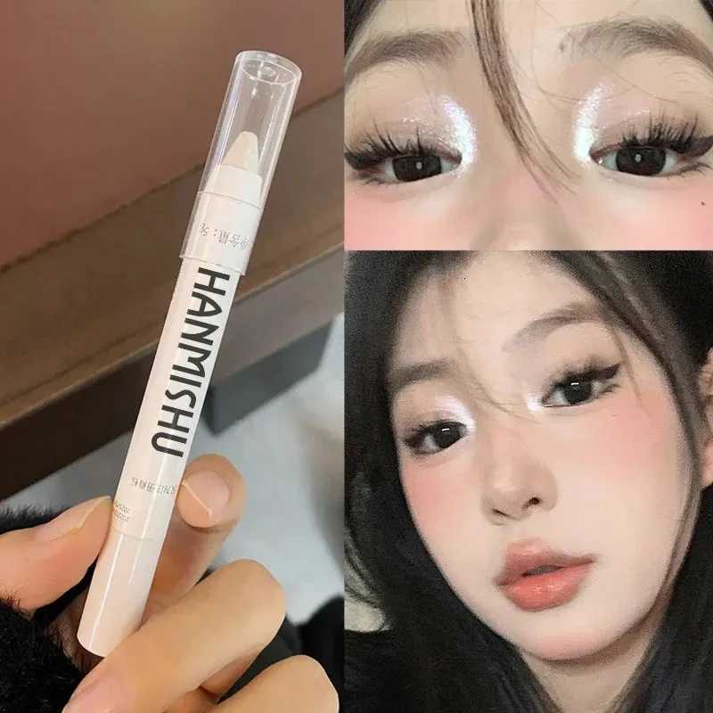 Shimmering Highlight Stick Shimmer Matte Eyeshadow Stick Glitter White Eyeliner Lying Silkworm Pen Silver Highlighter PenW250722